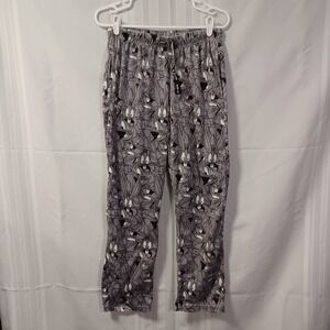 Looney Tunes PJ Pants Mens M Gray Bugs Bunny Happy Boxer Lounge Sleepwear